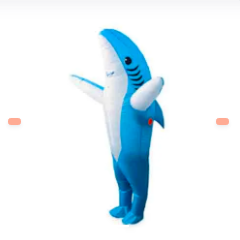 DISFRAZ ADULTO INFLABLE SHARK