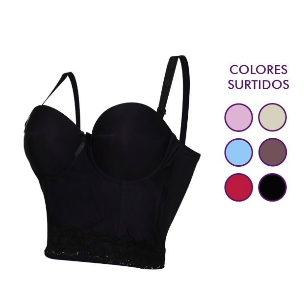 SOSTÉN STRAPLESS COPA C TIPO BUSTIER