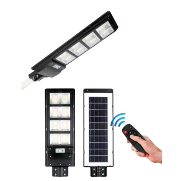 foco solar led exterior lupa luminaria + poste y sensor