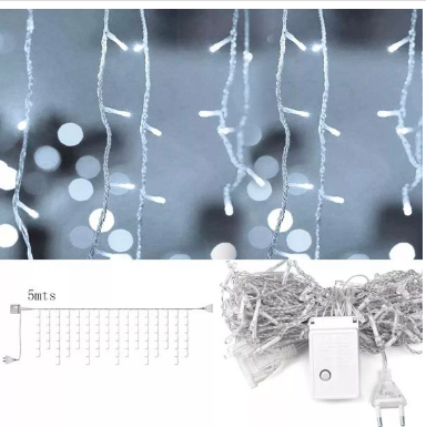 luz blanca de tira de hielo 200led