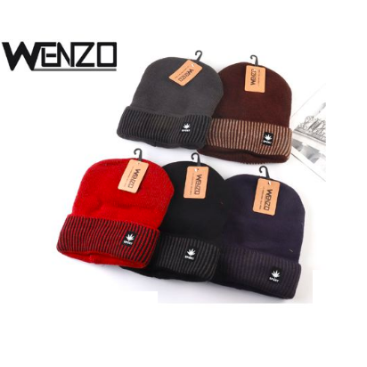 gorro con puños de terciopelo