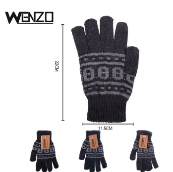 guantes de jacquard para hombre