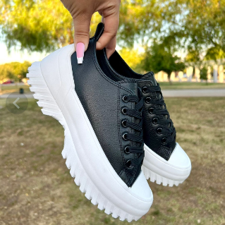 ZAPATILLAS ECO CUERO MUJER
