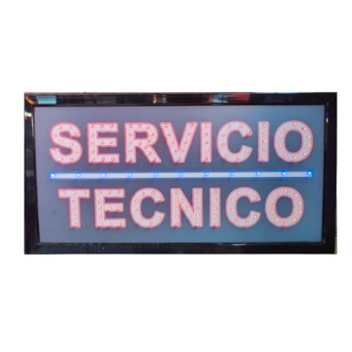 letrero led servicio tecnico