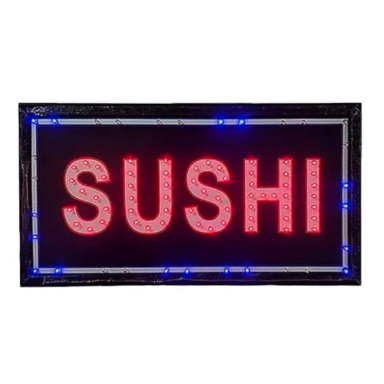 letrero led sushi