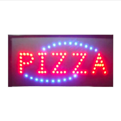 letrero led pizza