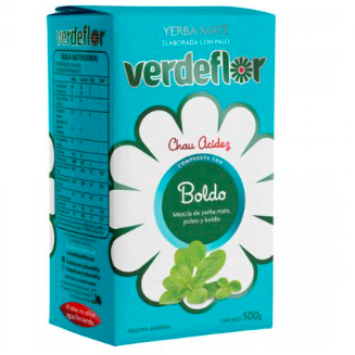 yerba mate verdeflor boldo 500 g