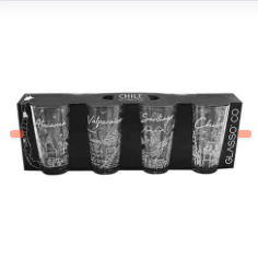 SET VASOS CHILE COLLECTION