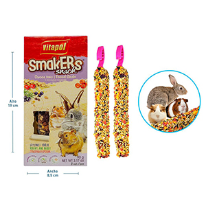 Barritas de snacks para roedores