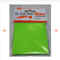 NOTA ADHESIVA NEON VERDE