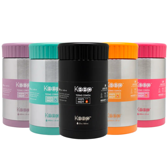 termo comida keep colores 600 ml