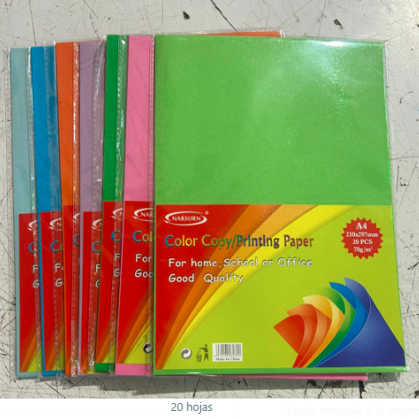 Papel de colores