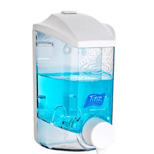 dispensador de jabon liquido tapa blanca 1 litro