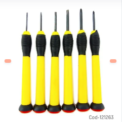 Destornillador Para Smartphone, Set X 6, Qtools. En Blister.