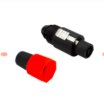 CONECTOR SPEAKON MACHO CON FUNDA