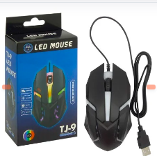 MOUSE GAMER USB CON LUZ RGB