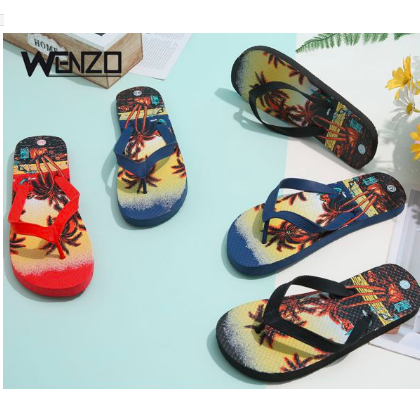 chanclas de hombre estampadas