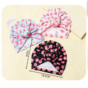 gorro con cabeza de bebe en forma de donut estampado