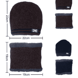 GORROS DE INVIERNO CON CHIPORRO