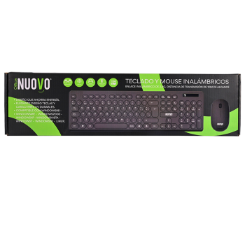  TECLADO CON MOUSE INALAMBRICO NUOVO