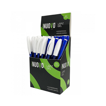 LAPIZ TINTA GEL 0.1MM AZUL 50 UNIDADES NUOVO
