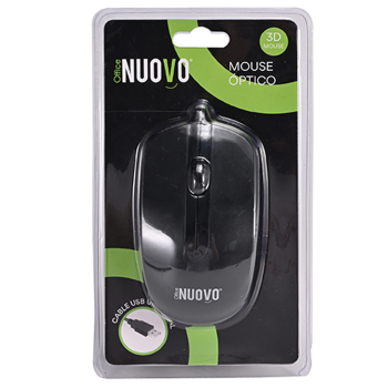  MOUSE CON CABLE NEGRO NUOVO