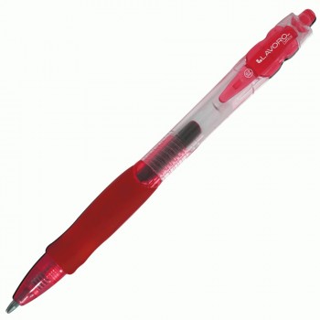 LAPIZ TINTA GEL 0.7MM ROJO 12 UNIDADES LAVORO