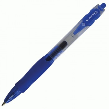 LAPIZ TINTA GEL 0.7MM AZUL 12 UNIDADES LAVORO