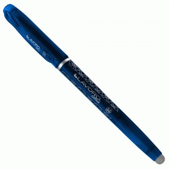 LAPIZ TINTA GEL BORRABLE 0.7MM AZUL 12 UNIDADES LAVORO