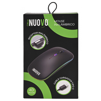  MOUSE INALAMBRICO NEGRO NUOVO
